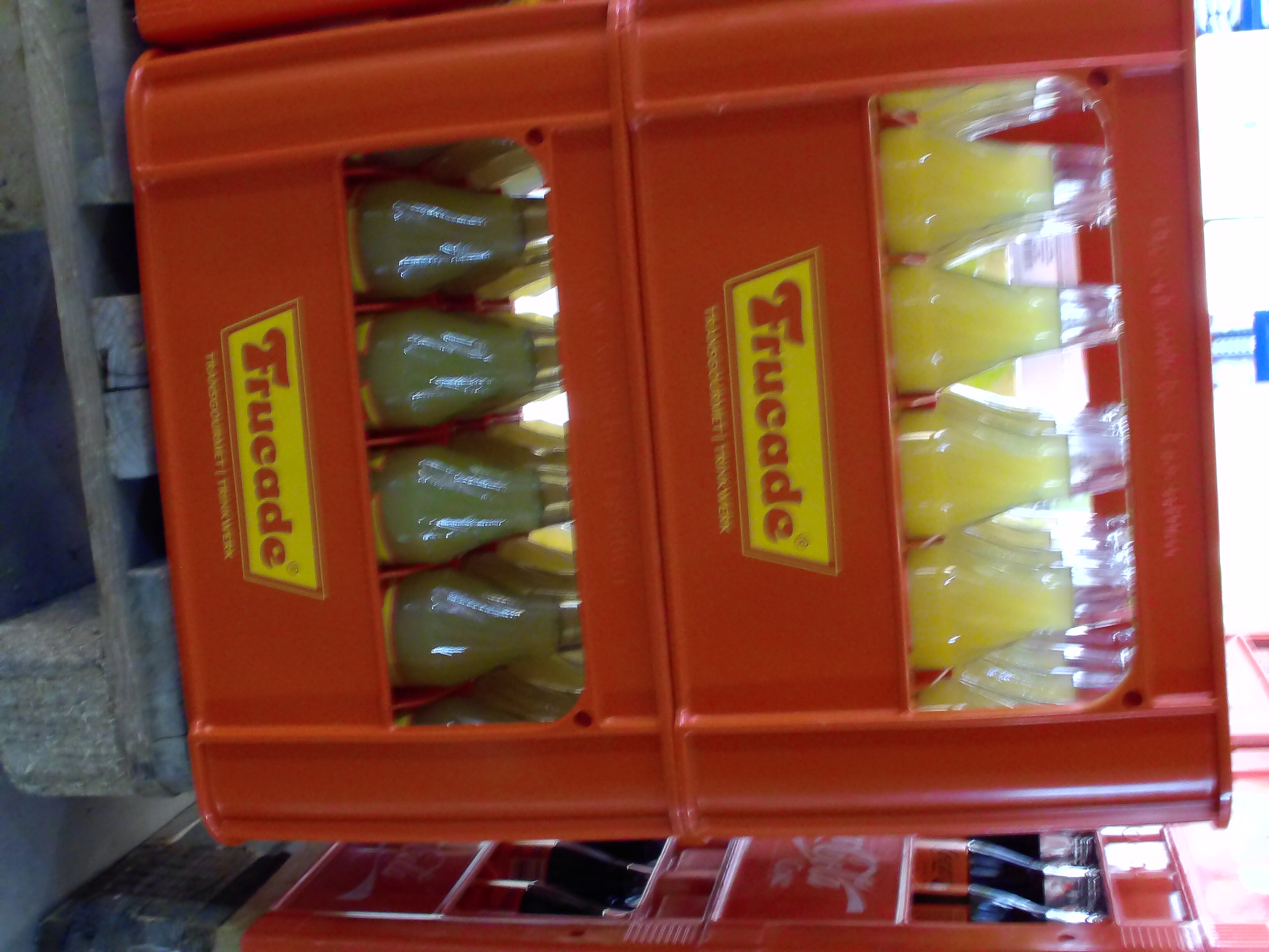 Frucade Glasflasche