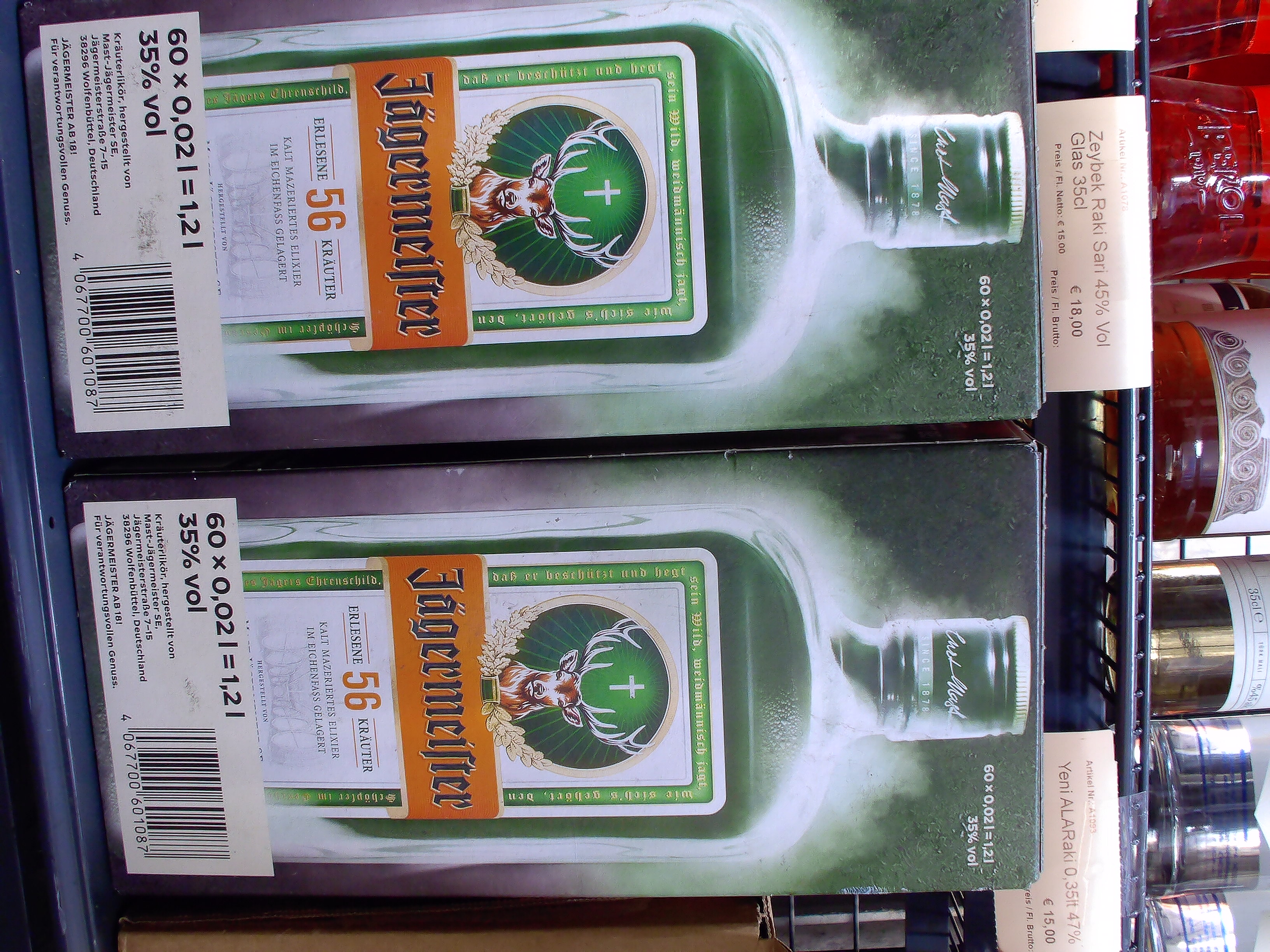 JÄGERMEISTER 60x0,02cL