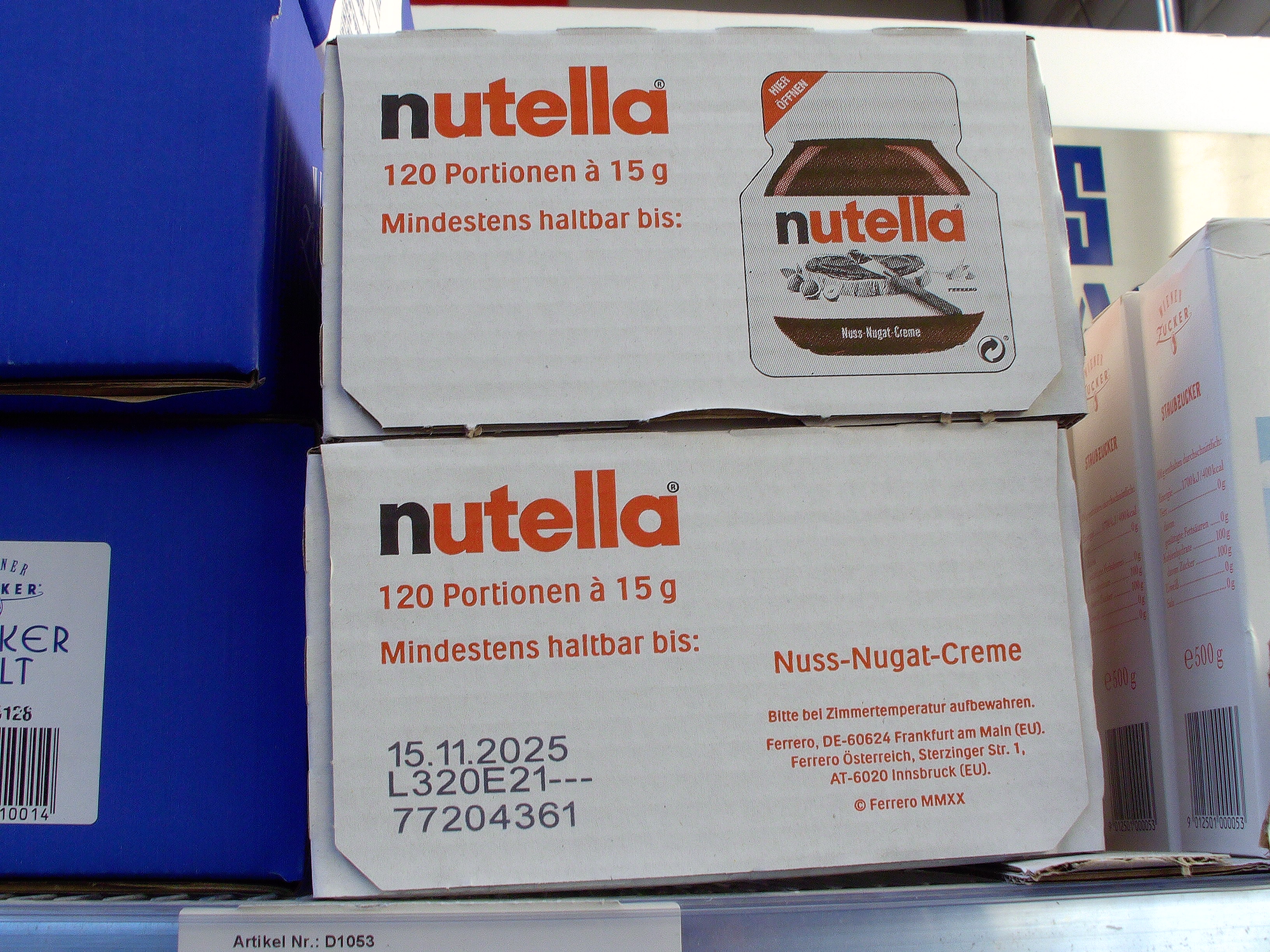 Nutella 120Port. a 15gr