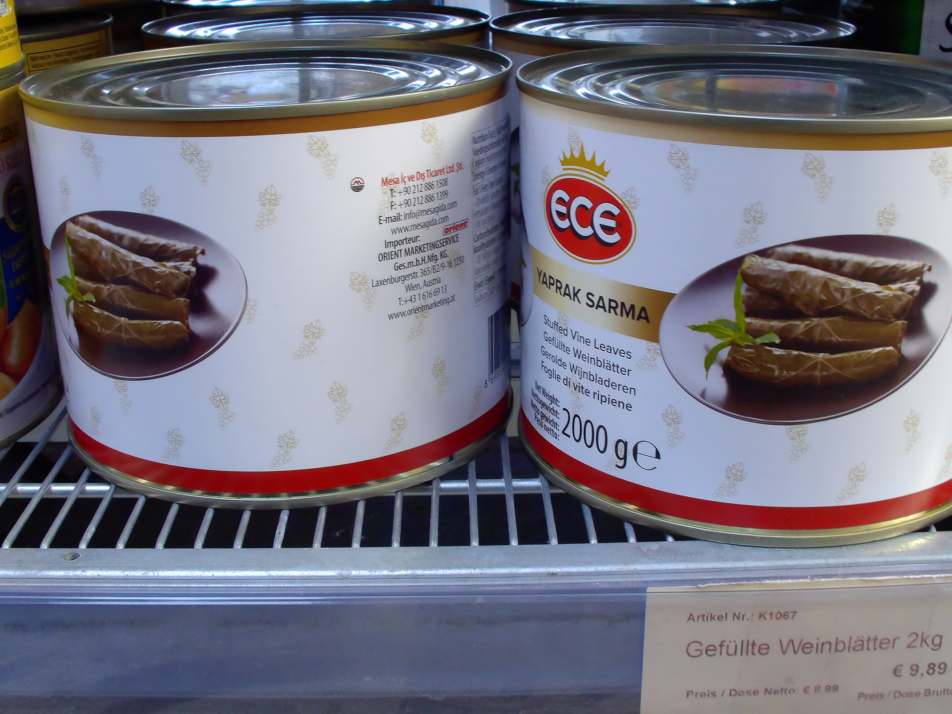 ECE gefüllte Weinblätter