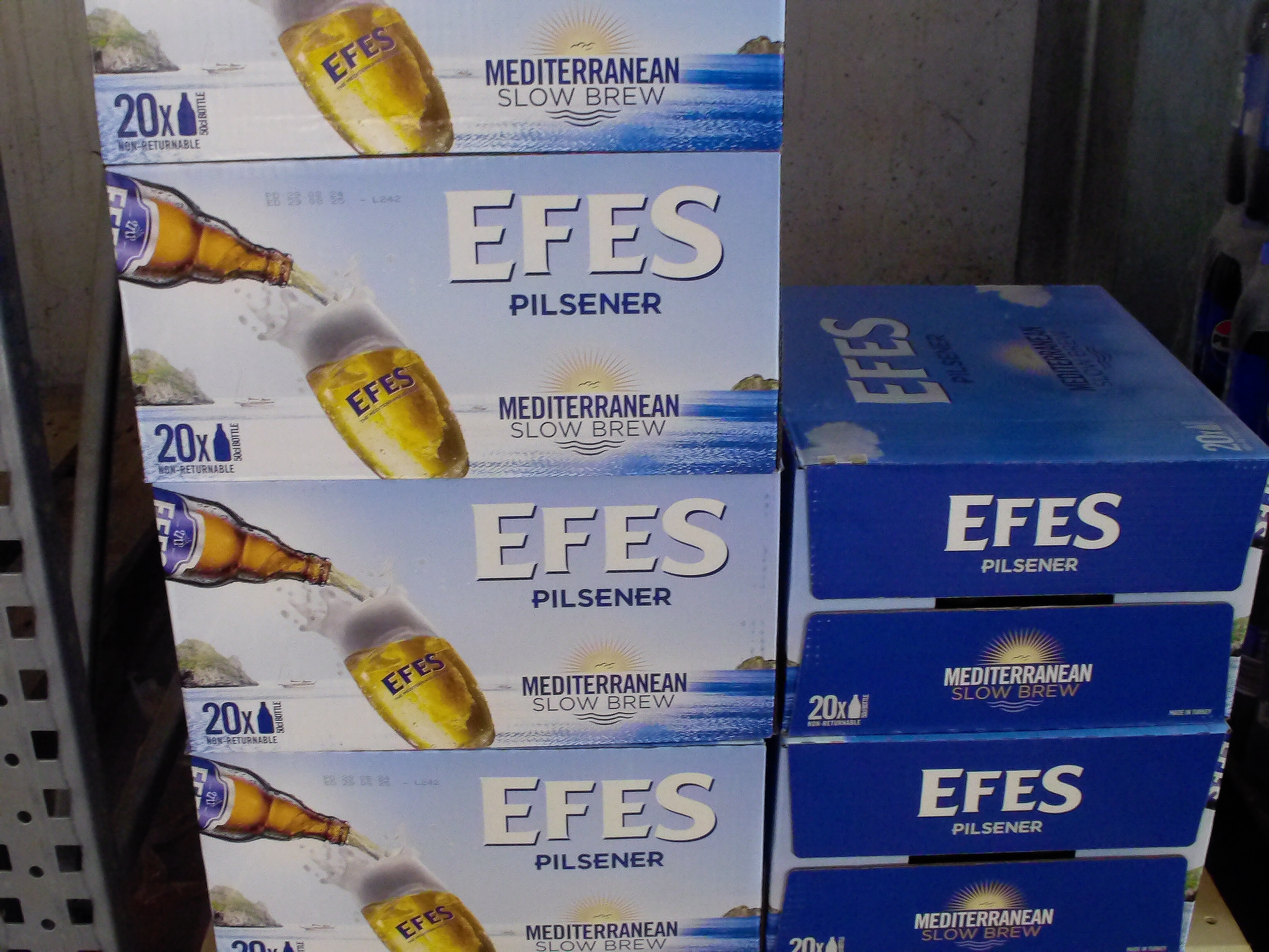 Efes Bier Glasflasche