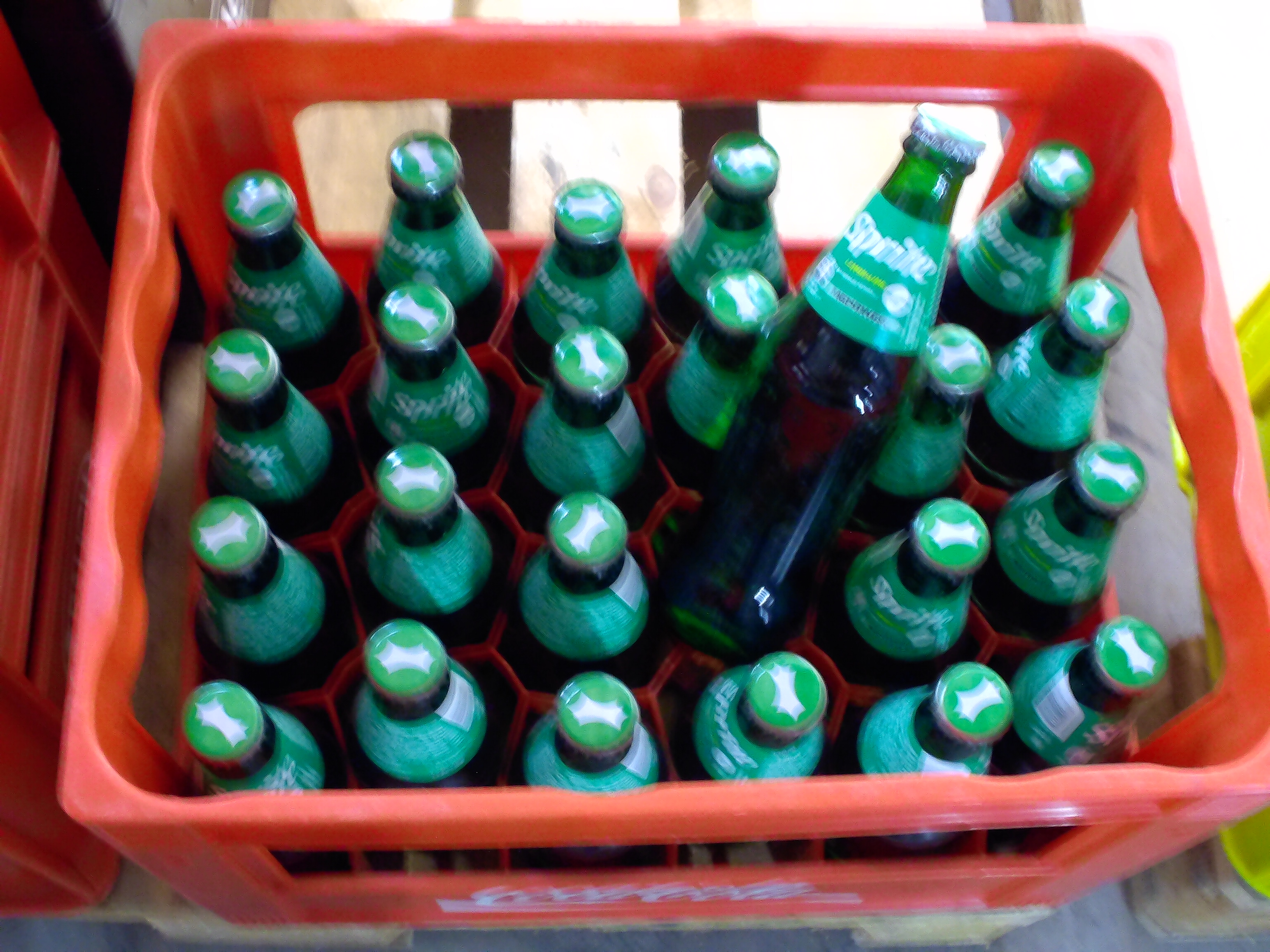 Sprite Glasflasche