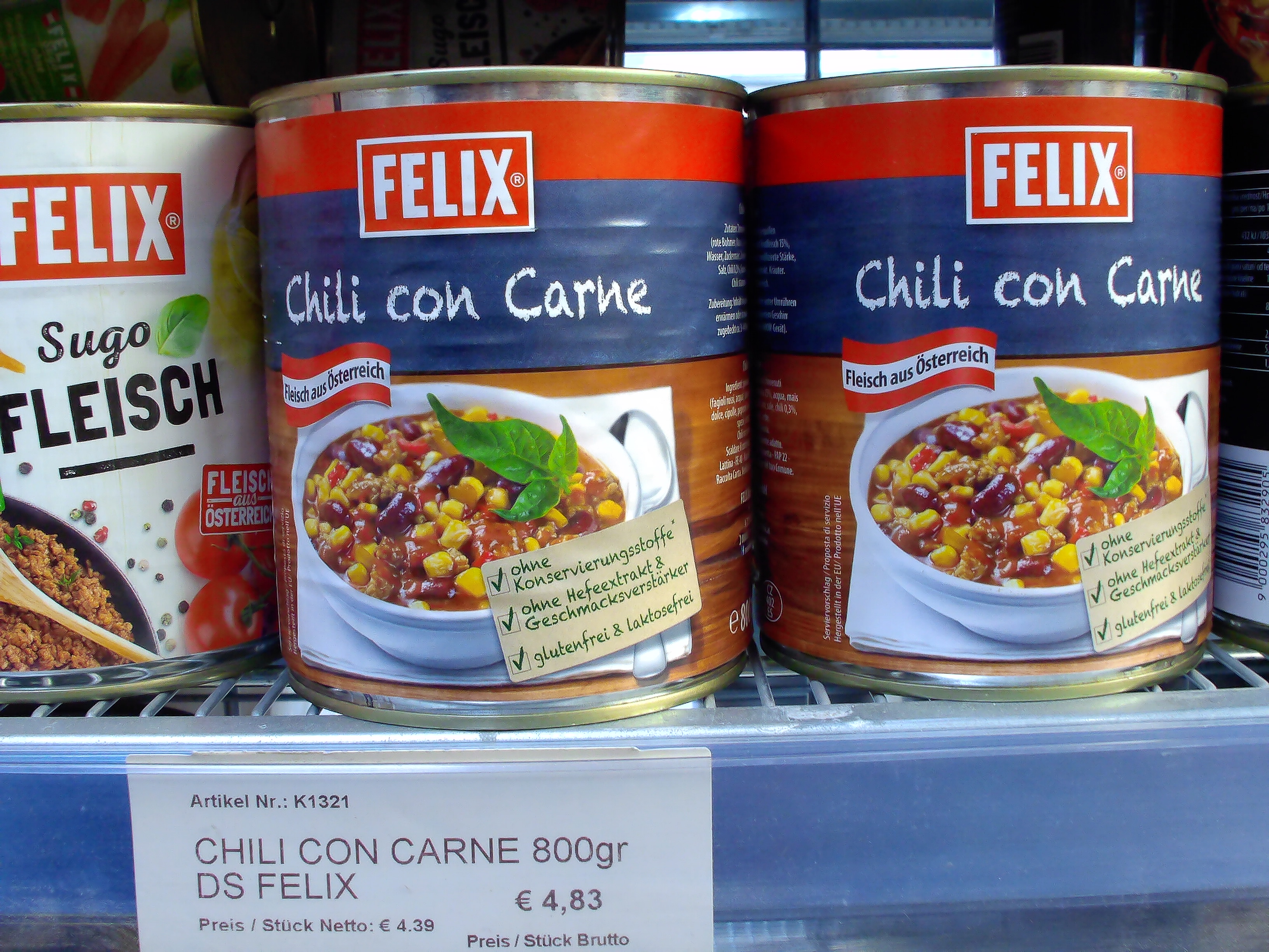 Felix Chili Con Carne