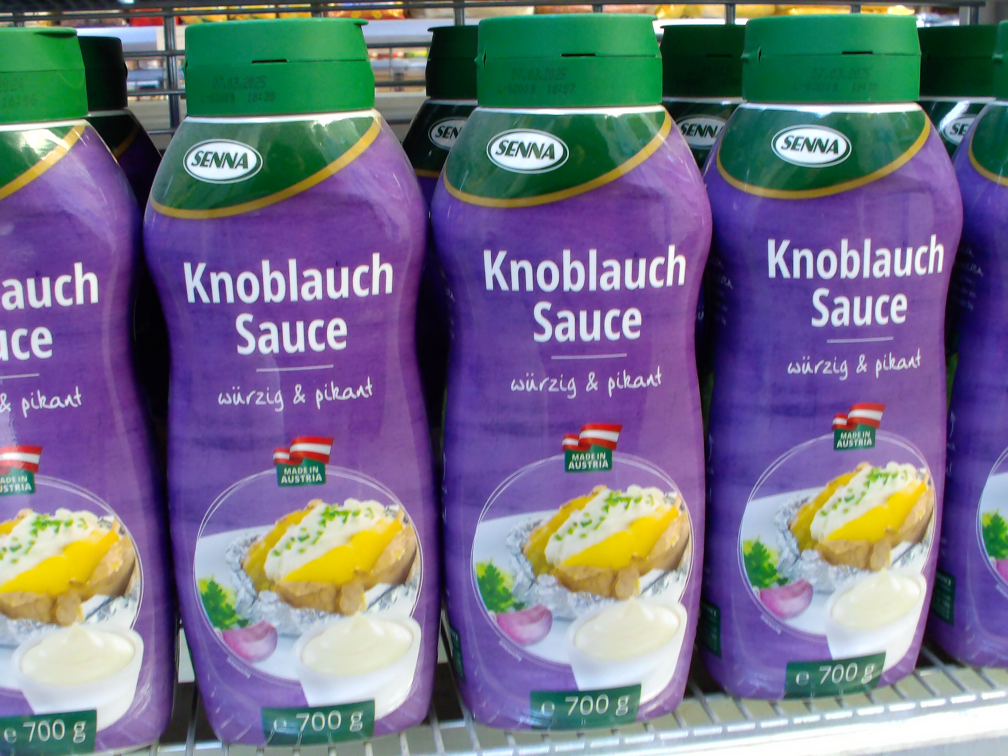 Senna Knoblauch Sauce