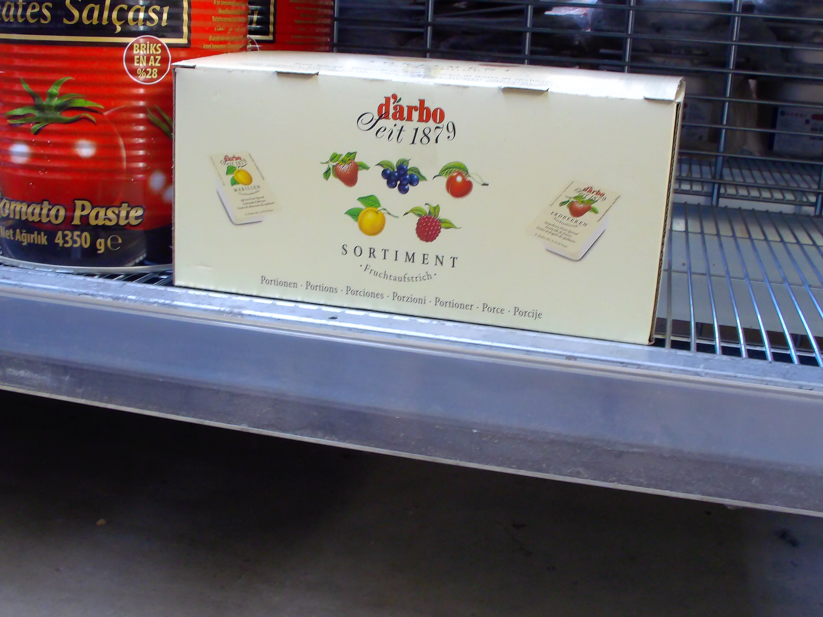 Fruchtaufstrich Darbo Portion verschiedene Sorten 120*20g
