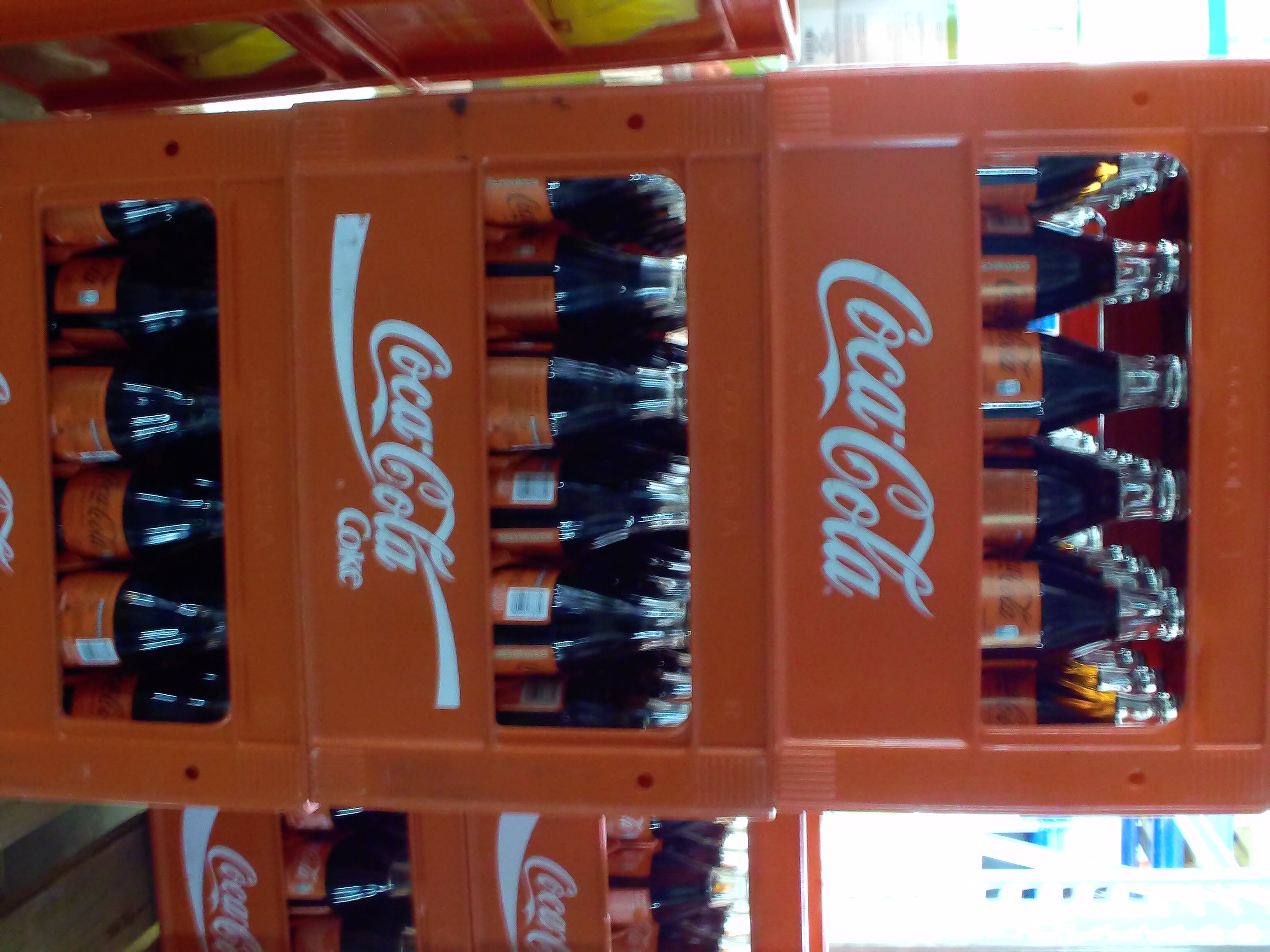 Coca Cola Zero Glasflasche